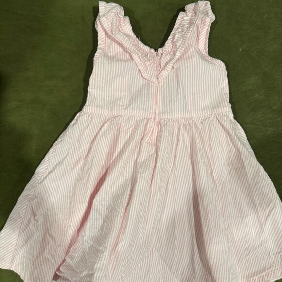 Monica + Andy Seersucker Garden Party Dress - Pink Seersucker - 2T - Picture 3 of 4